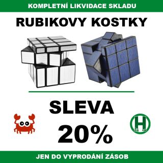 SLEVA 20 % NA RUBIKOVY KOSTKY - JEN DO VYPRODÁNÍ ZÁSOB https://www.help-man.cz/rubikovy-kostky/ V únoru 2025 vyprodáváme...